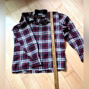 Viyella button shirt . 55% wool ,45% cotton